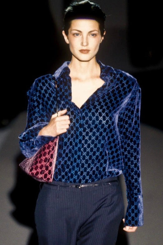 Gucci 1997 Tom Ford Kadife Çanta