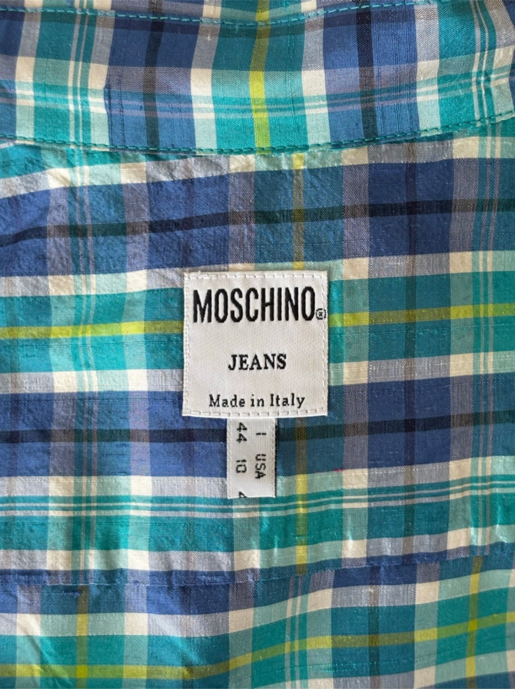 Moschino jeans ipek gömlek