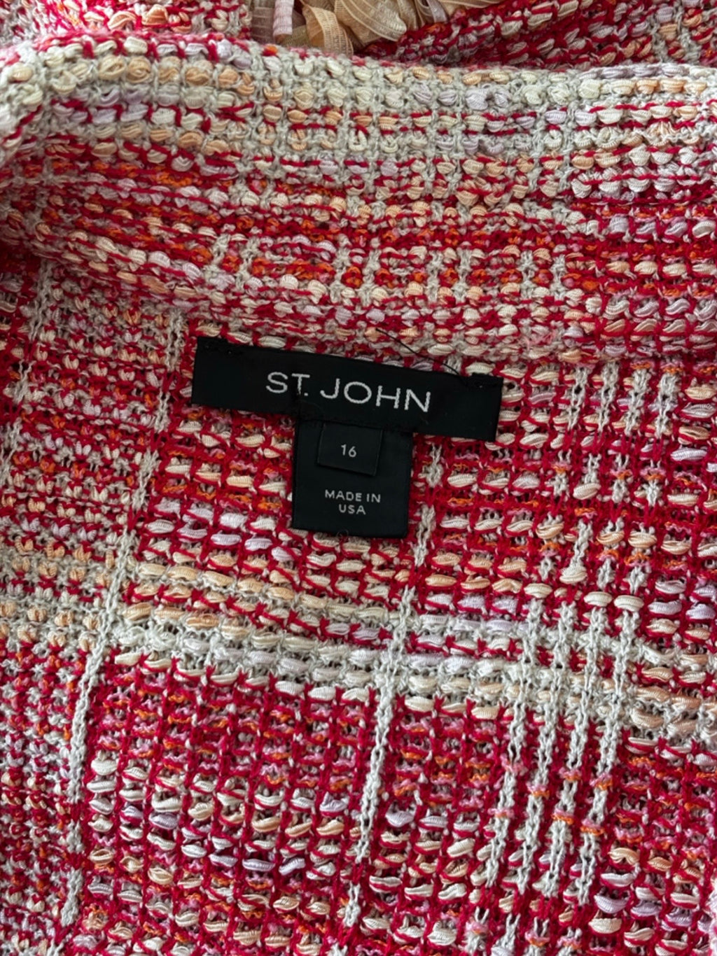 ST JOHN tweed ceket