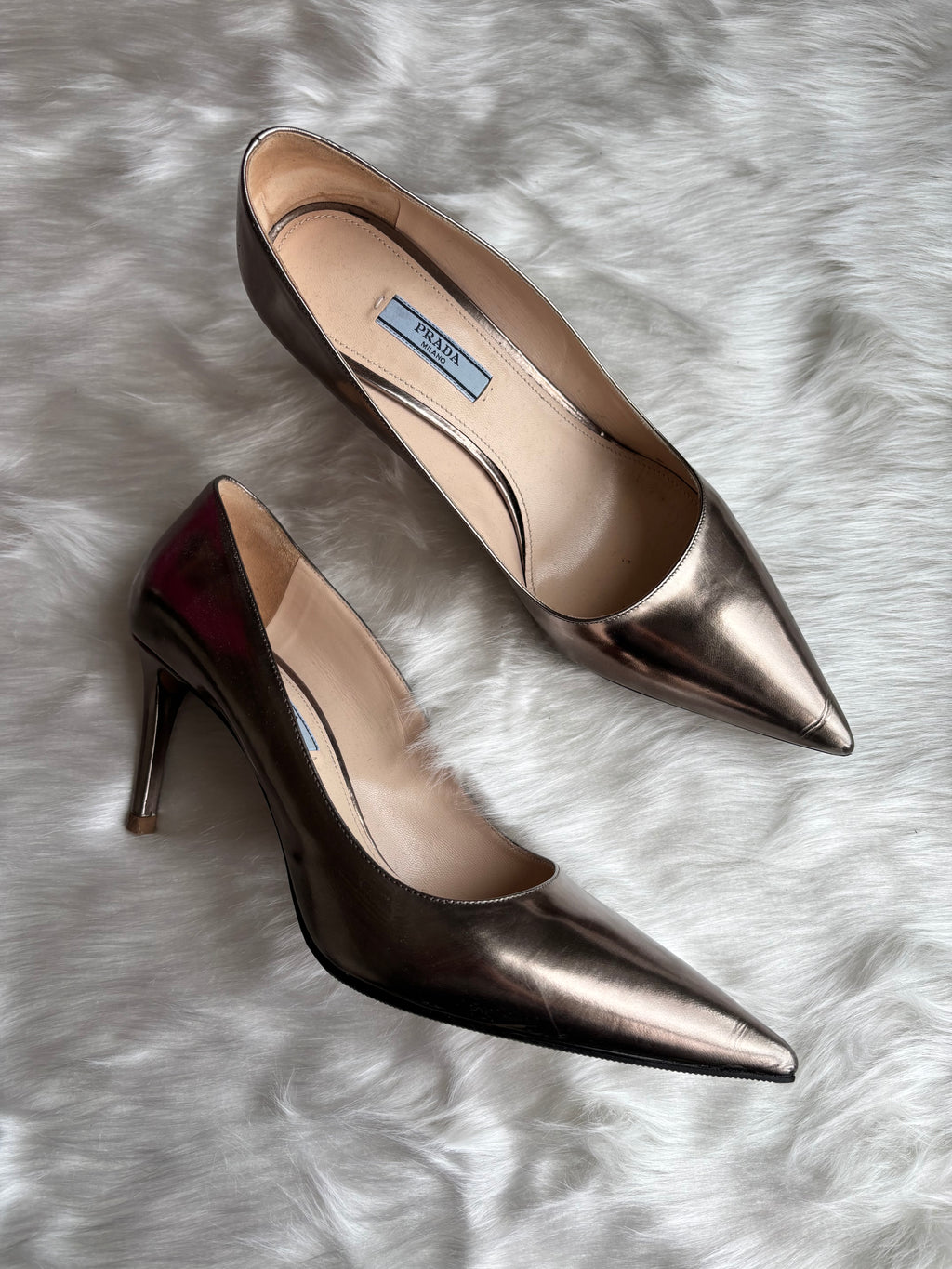 Prada vintage topuklu ayakkabı