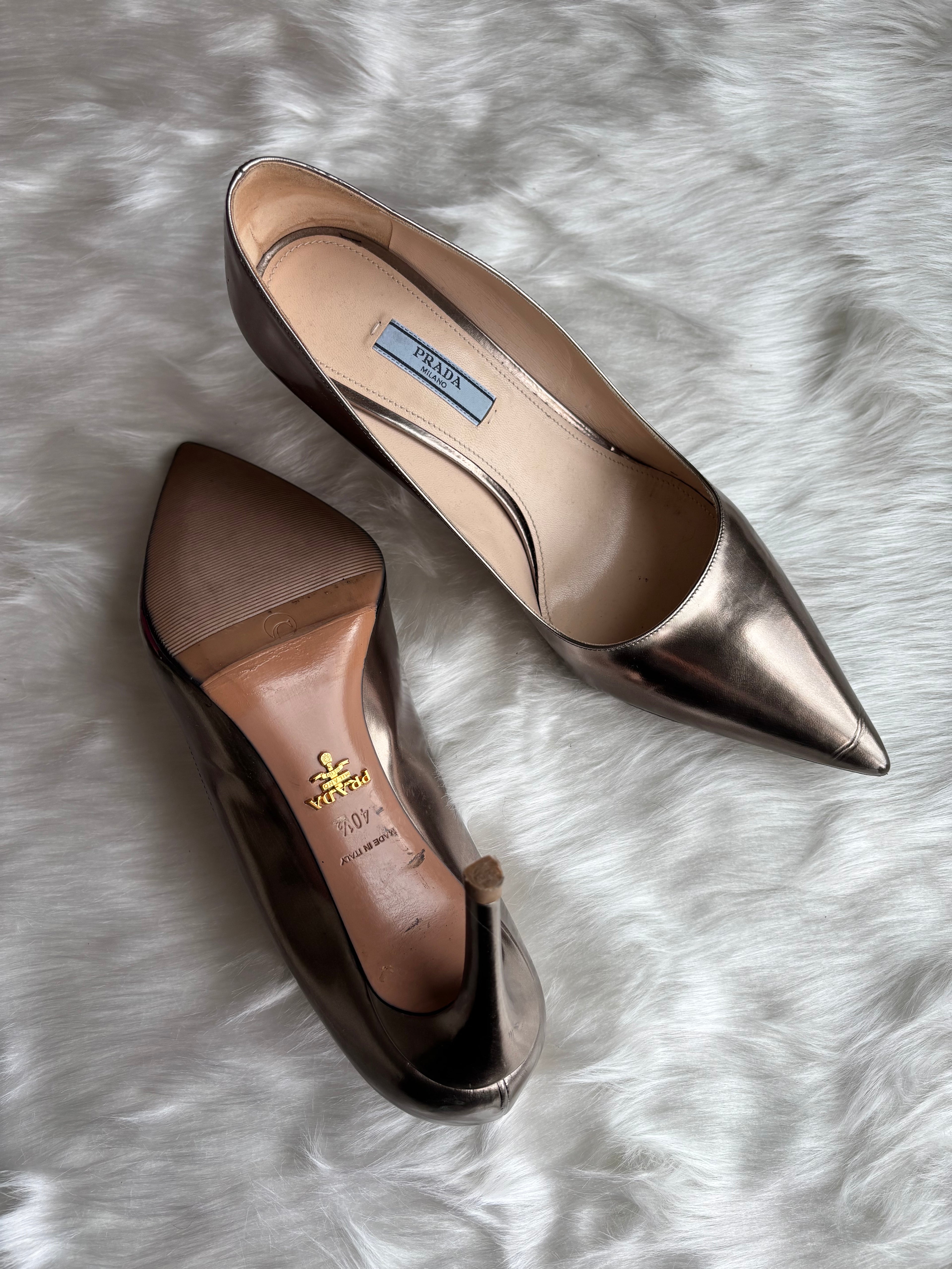 Prada vintage topuklu ayakkabı