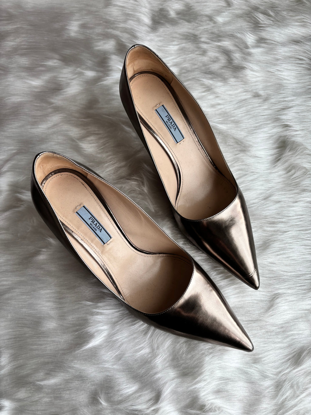 Prada vintage topuklu ayakkabı
